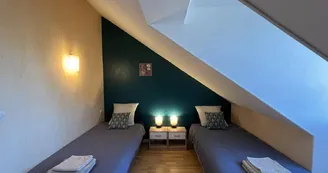 Chambre 1 avec 2 lits simple Chambre 1 avec 2 lits simple