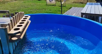 Bain nordique sur chaque terrasse Bain nordique sur chaque terrasse