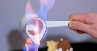 crumble anans flambé crumble anans flambé