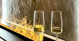 Eclats d'Amour suite Séléné-cheminee champagne Eclats d'Amour suite Séléné-cheminee champagne