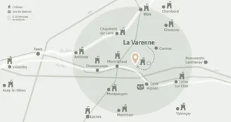 La Varenne - situation géographique La Varenne - situation géographique