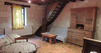 Espace chambre RDC - Gîte 2 - La Petite Lionnière Espace chambre RDC - Gîte 2 - La Petite Lionnière