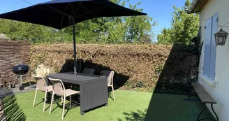 Terrasse avec salon de jardin Terrasse avec salon de jardin
