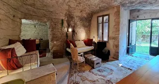 Grand Roc Salon Troglo - Gîtes cosy Touraine Grand Roc Salon Troglo - Gîtes cosy Touraine