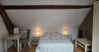 Chambre Rose trémière - lit 140 cm Chambre Rose trémière - lit 140 cm