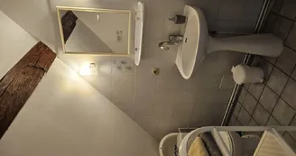 Salle de bain - Chambre Rose trémière - La Lionnière Salle de bain - Chambre Rose trémière - La Lionnière