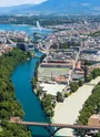 Pointe de la Jonction - Confluence de l'Arve et du Rhône